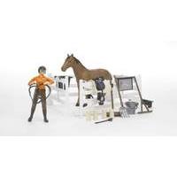 Bruder - Riding Set W. Horse/figure (62500)