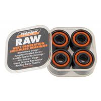 bronson speed co raw skateboard bearings pack of 8