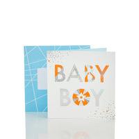 Bright New Baby Boy Card