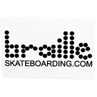 Braille Classic Skateboard Sticker