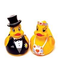 bride or groom rubber duck wedding favour groom