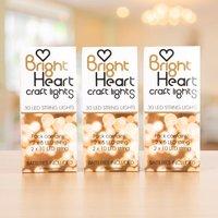 Bright Heart Lights 3 Boxes of 4 - 6 Short and 6 Long 374876