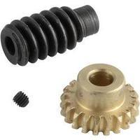 brass steel worm gear set reely module type 075 no of teeth 60