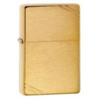 brushed brass vintage zippo lighter