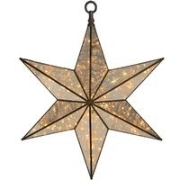 Bronze Antique Pre-lit Hanging Star