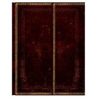 Brown Leather Lined Large Journal