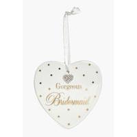 Bridesmaid Plaque - ivory