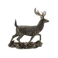 Bronze Finish Stag Figurine