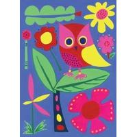Brightly Coloured Owl