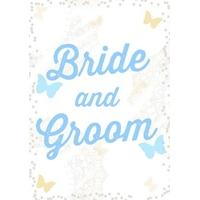 bride groom wedding card