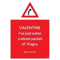 Brace yourself | Valentine\'s Day card