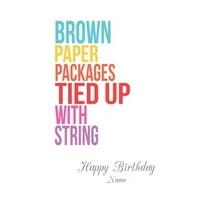 Brown Paper | Birthday Card