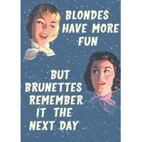 Brunettes | Birthday Card