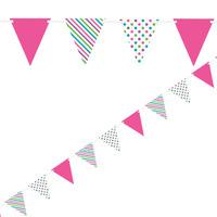 Bright Dots and Stripes Party Flag Bunting