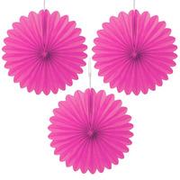 Bright Pink Decorative Mini Fans