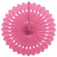 Bright Pink Decorative Paper Fan