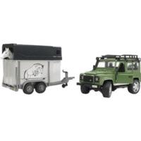 Bruder Land Rover Defender with Horse Trailer (2592)