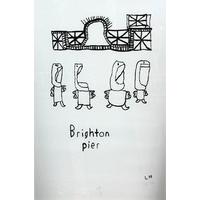 brighton pier by lester magoogan