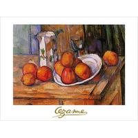 Bricco, bicchiere e piato By Paul Cezanne