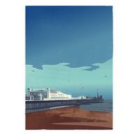 brighton pier by adam mcnaught davis