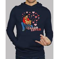 brown sweatshirt greyhound - greyhound lover