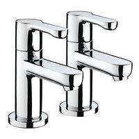 bristan nero basin taps chrome