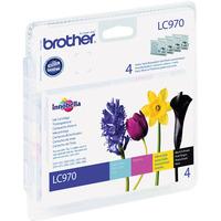 Brother Ink Cartridges Combo Pack Original LC970BK + LC970C + LC97...