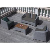 Bracken Style Sofa Set Dark Grey