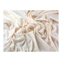 Broderie Anglaise Embroidered Poly Cotton Dress Fabric Cream