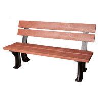 Bracken Style Bench Armless in Red