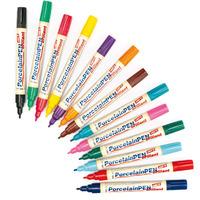 Brilliant Porcelain Paint Pens - 5 per pack (Colour Pack A)