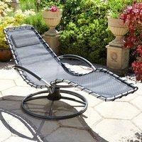 Brundle Grey Garden Lounger