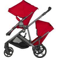 britax b ready double pushchair flame red new