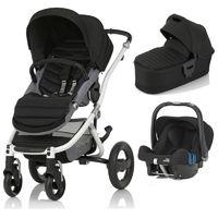 britax affinity 2 white chassis 3in1 travel system cosmos black new fr ...