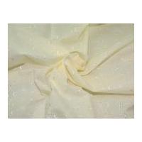 broderie anglaise dress fabric cream