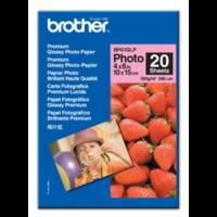 Brother BP61GLP Original 10x15cm Premium Glossy Photo Paper 190g x20