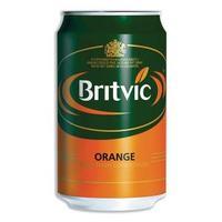 Britvic 330ml Orange Juice Pure Can Pack of 24 202965