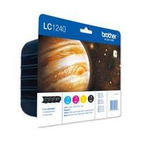 brother lc1240 value blister pack ink cartridge pack full set