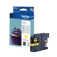 Brother LC123 Yellow Ink Cartridge Yield 600 Pages for Brother