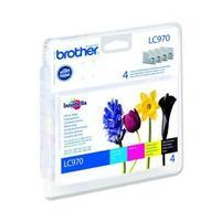 Brother LC970 Value Pack Print Cartridge Black, Yellow, Cyan, Magenta