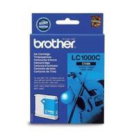 brother lc1000c cyan yield 400 pages ink cartridge for