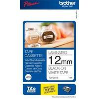 Brother P-Touch TZe-231S 12mm x 4m Black On White Labelling Tape Twin