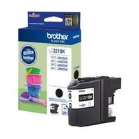 Brother LC221BK 260 Page Yield Ink Cartridge Black for Brother