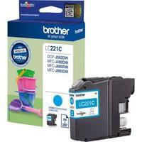 Brother LC221C 260 Page Yield Ink Cartridge Cyan for Brother