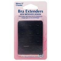 bra back extenders black 50mm by hemline 375107