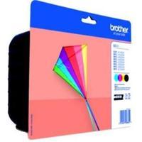 brother lc223 550 page yield multi colour inkjet cartridge pack