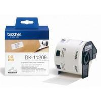 brother p touch dk 11209 29mm x 62mm black on white small address