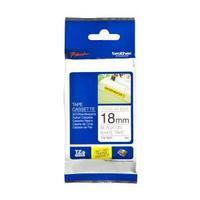 Brother P-touch TZe-S241 18mm x 8m Black On White Strong Adhesive