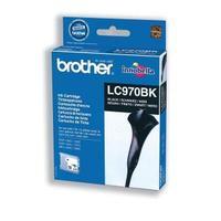 brother lc970bk black yield 350 pages ink cartridge lc970bk