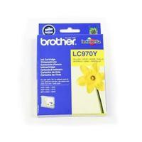 brother lc970y yellow yield 300 pages ink cartridge lc970y